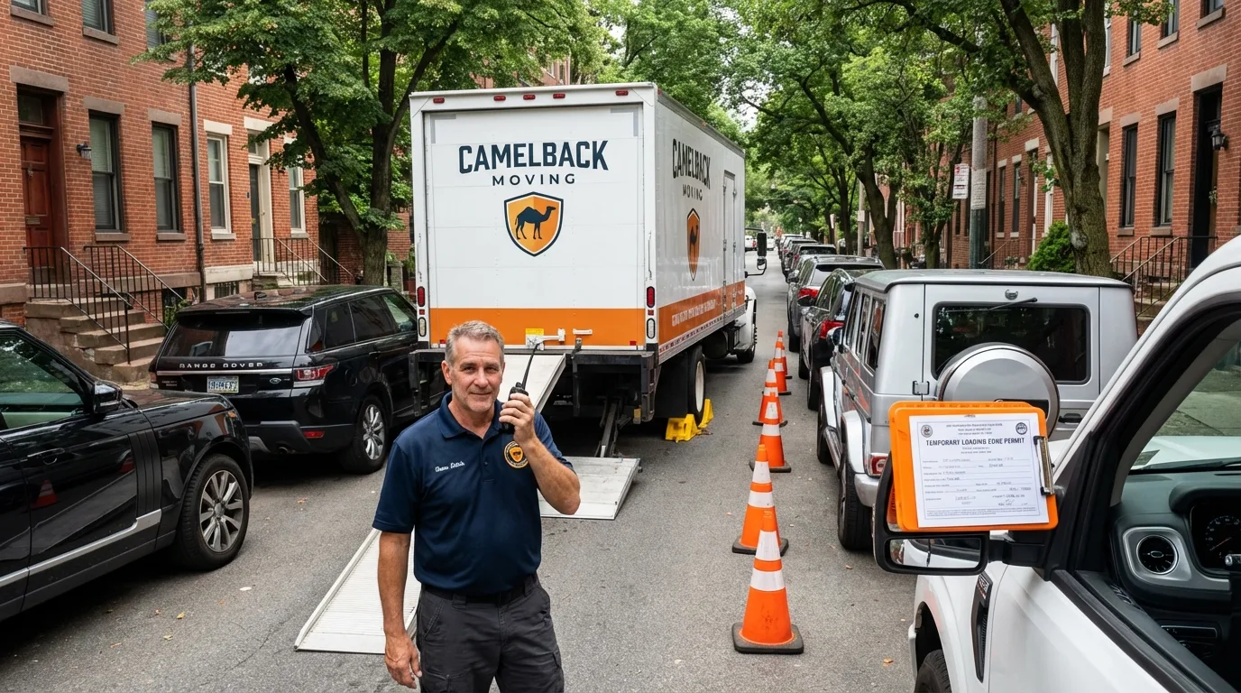 City street loading permit setup in Turtle Creek, PA